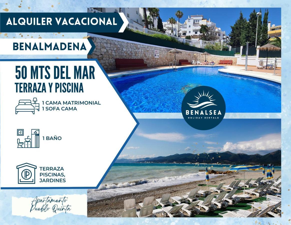 Premium Apartment 50 Mts From De The Beach In Pueblo Quinta Бенальмадена Екстер'єр фото